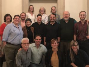 Picture of the NPS employees involved in planning for Stonewall National Monument, as well as the scholars and Susan Ferentinos.