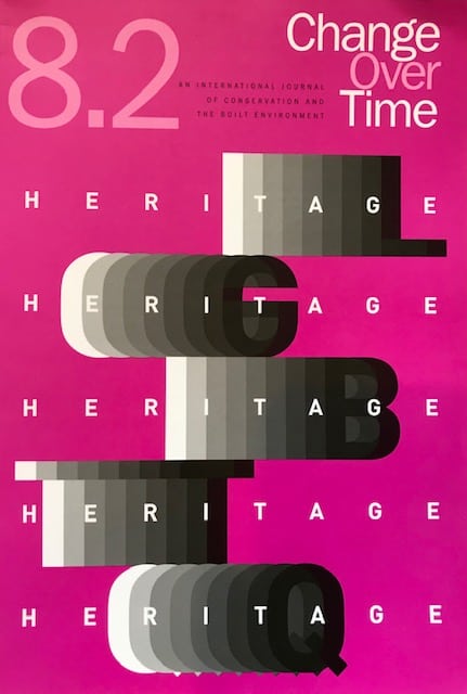 Cover image of the LGBTQ Heritage issue of Change over Time.