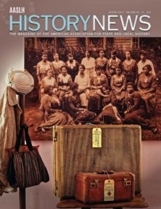 Cover image of an issue of "History News"